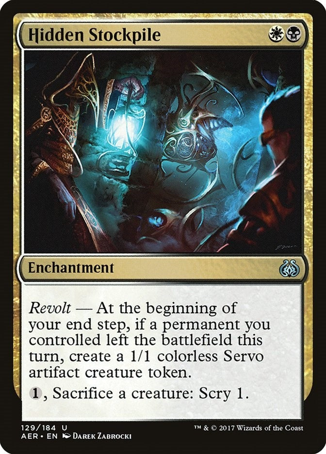Image for Hidden Stockpile (129) (Aether Revolt) - Magic: The Gathering