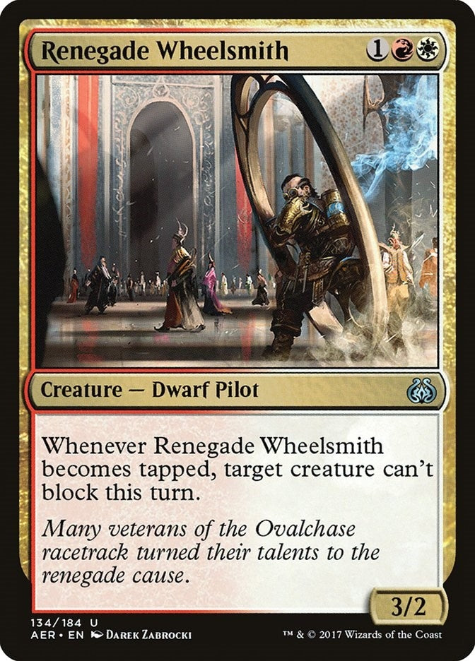 Image for Renegade Wheelsmith (134) (Aether Revolt) - Magic: The Gathering