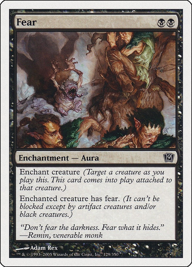 Image for Fear (129) (9th Edition) - Magic: The Gathering