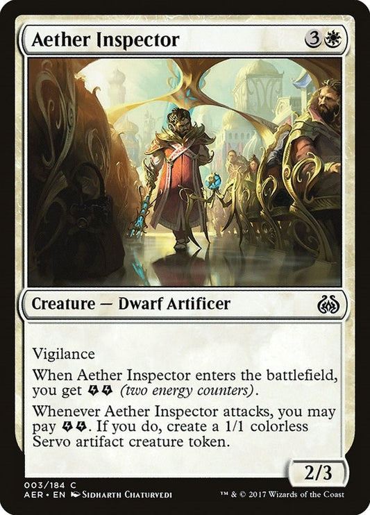 Image for Aether Inspector (3) (Aether Revolt) - Magic: The Gathering