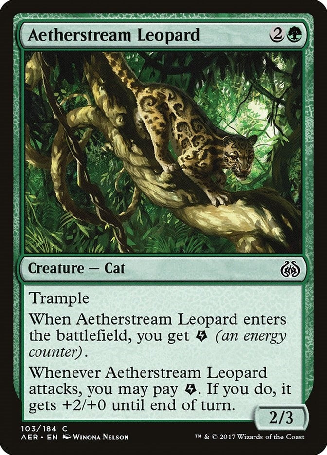 Image for Aetherstream Leopard (103) (Aether Revolt) - Magic: The Gathering