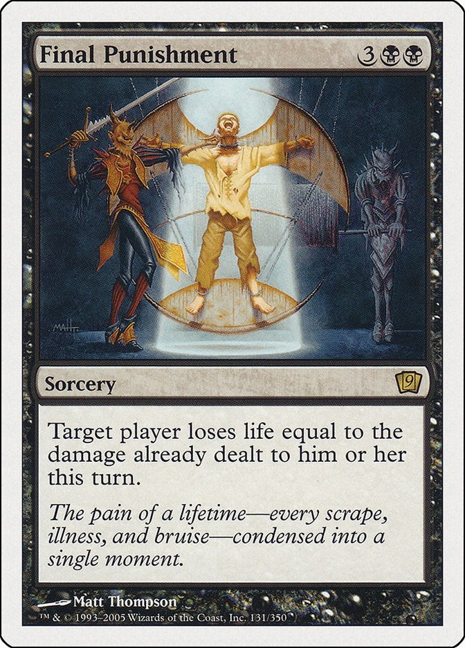 Image for Final Punishment (131) (9th Edition) - Magic: The Gathering