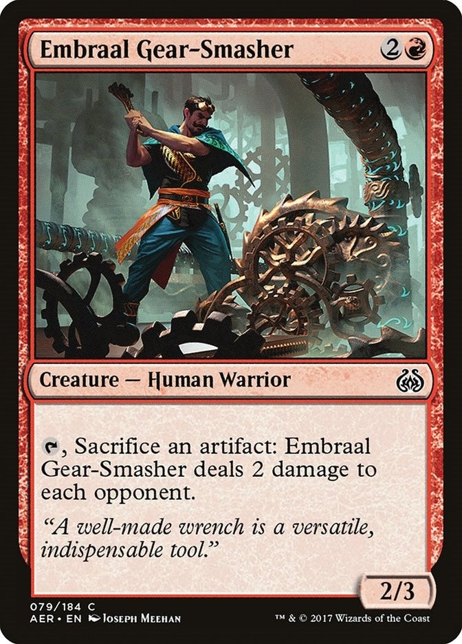 Image for Embraal Gear-Smasher (79) (Aether Revolt) - Magic: The Gathering