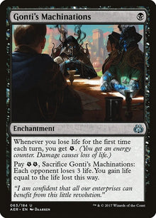Image for Gonti's Machinations (63) (Aether Revolt) - Magic: The Gathering