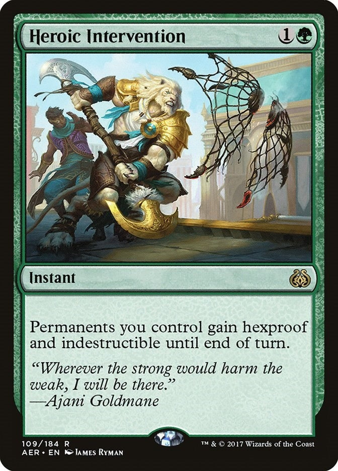 Image for Heroic Intervention (109) (Aether Revolt) - Magic: The Gathering