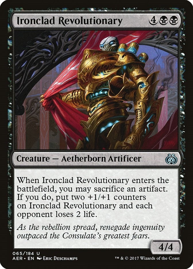 Image for Ironclad Revolutionary (65) (Aether Revolt) - Magic: The Gathering