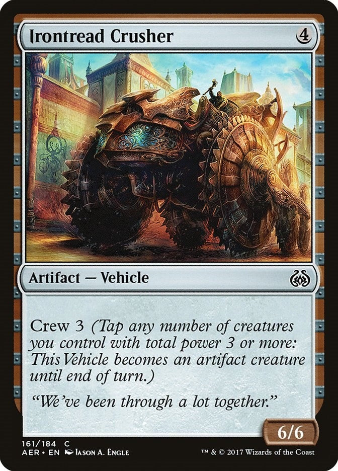 Image for Irontread Crusher (161) (Aether Revolt) - Magic: The Gathering
