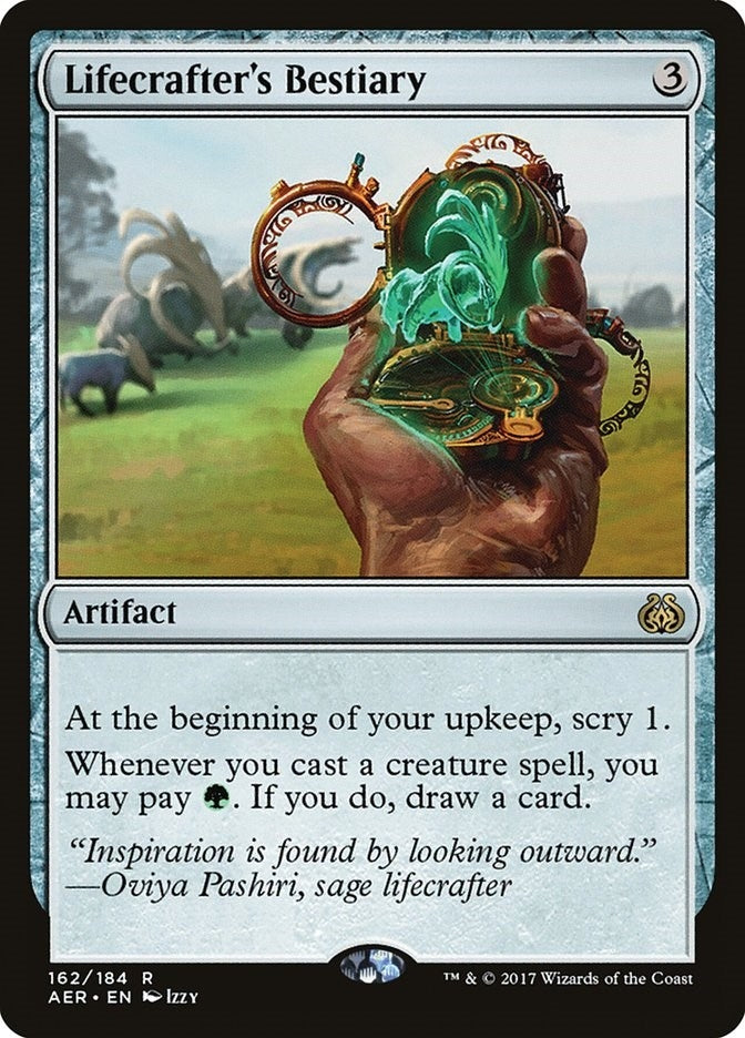 Image for Lifecrafter's Bestiary (162) (Aether Revolt) - Magic: The Gathering
