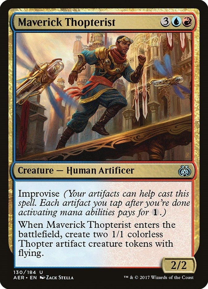 Image for Maverick Thopterist (130) (Aether Revolt) - Magic: The Gathering