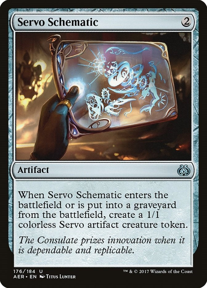 Image for Servo Schematic (176) (Aether Revolt) - Magic: The Gathering