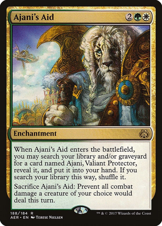 Image for Ajani's Aid (188) (Aether Revolt) - Magic: The Gathering
