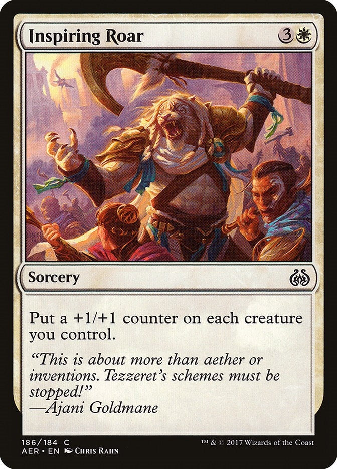 Image for Inspiring Roar (186) (Aether Revolt) - Magic: The Gathering