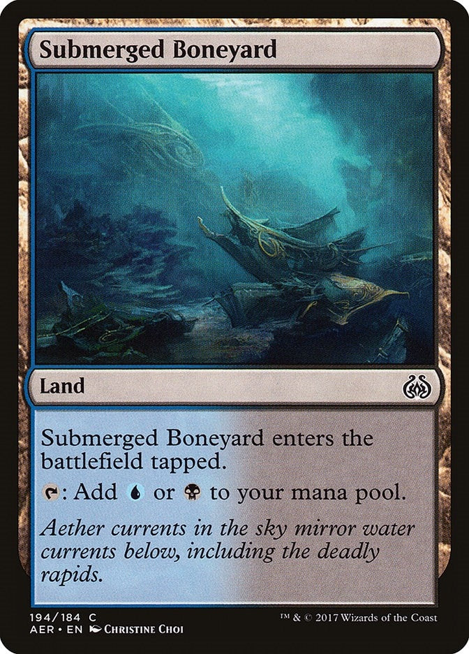 Image for Submerged Boneyard (194) (Aether Revolt) - Magic: The Gathering