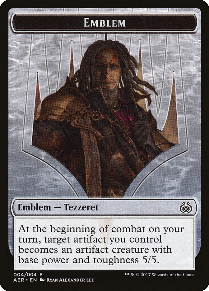 Emblem - Tezzeret the Schemer (4) (Aether Revolt)