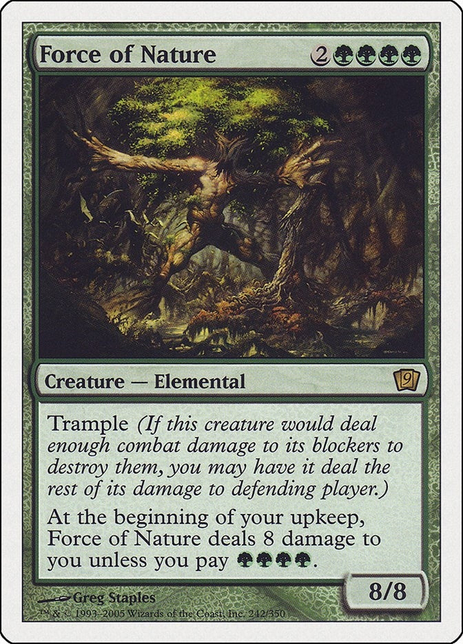 Image for Force of Nature (242) (9th Edition) - Magic: The Gathering
