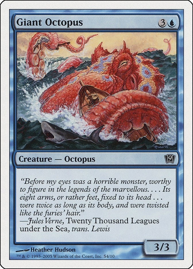 Image for Giant Octopus (S4) (9th Edition) - Magic: The Gathering