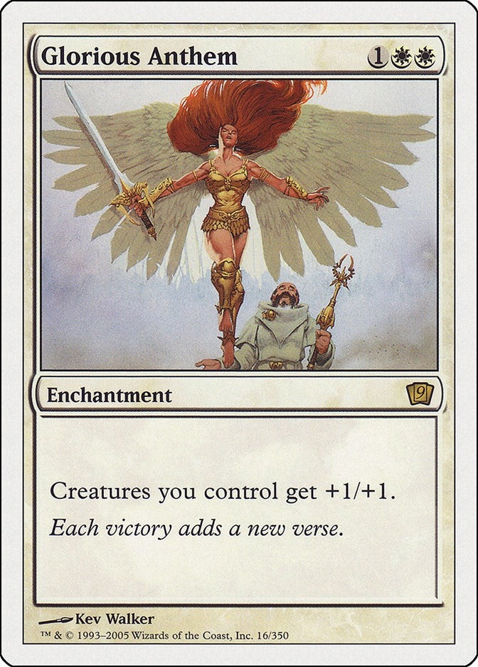 Image for Glorious Anthem (16) (9th Edition) - Magic: The Gathering