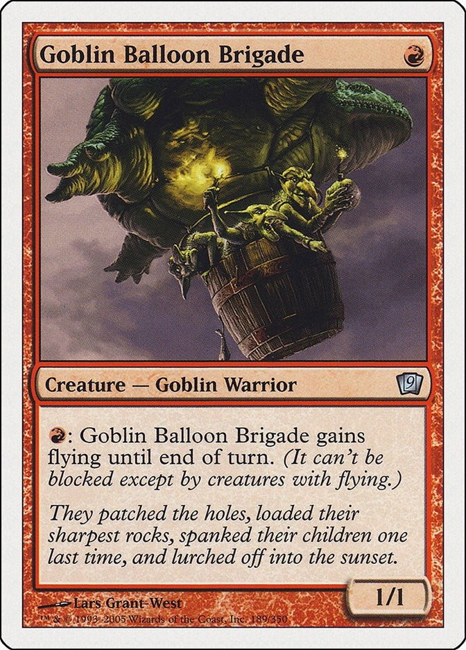 Image for Goblin Balloon Brigade (189) (9th Edition) - Magic: The Gathering