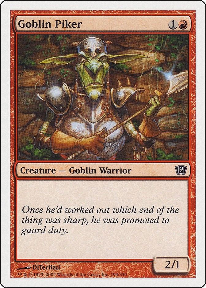 Image for Goblin Piker (194) (9th Edition) - Magic: The Gathering
