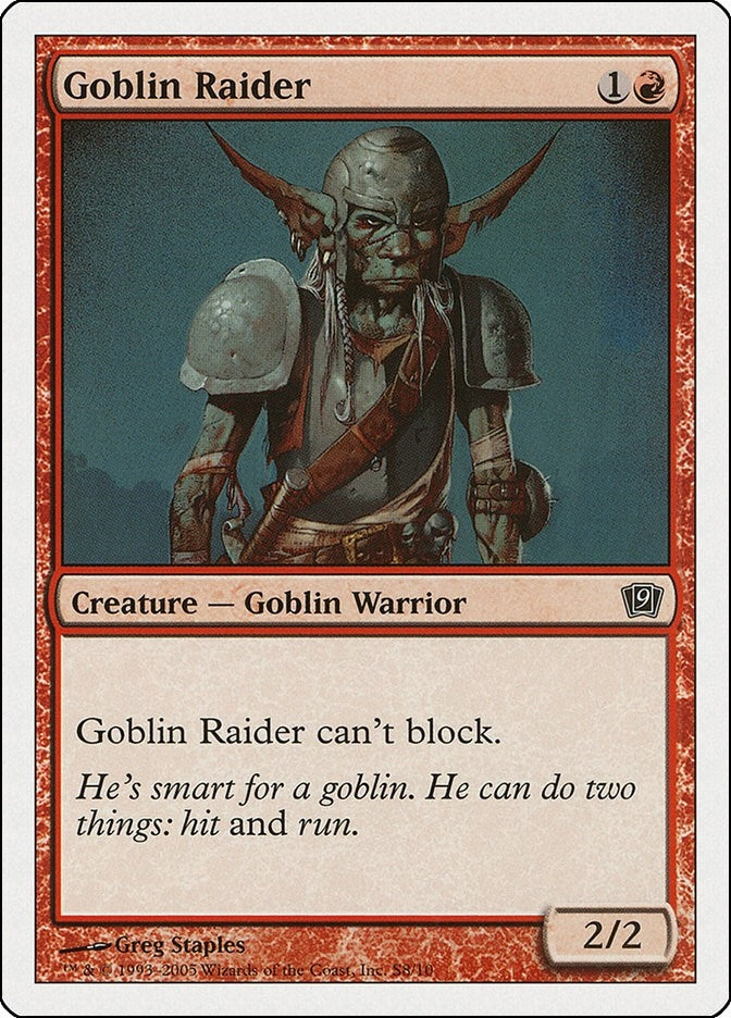 Image for Goblin Raider (S8) (9th Edition) - Magic: The Gathering