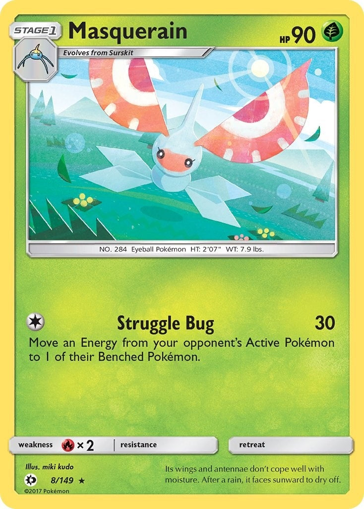 Masquerain (8/149) (SM Base Set)