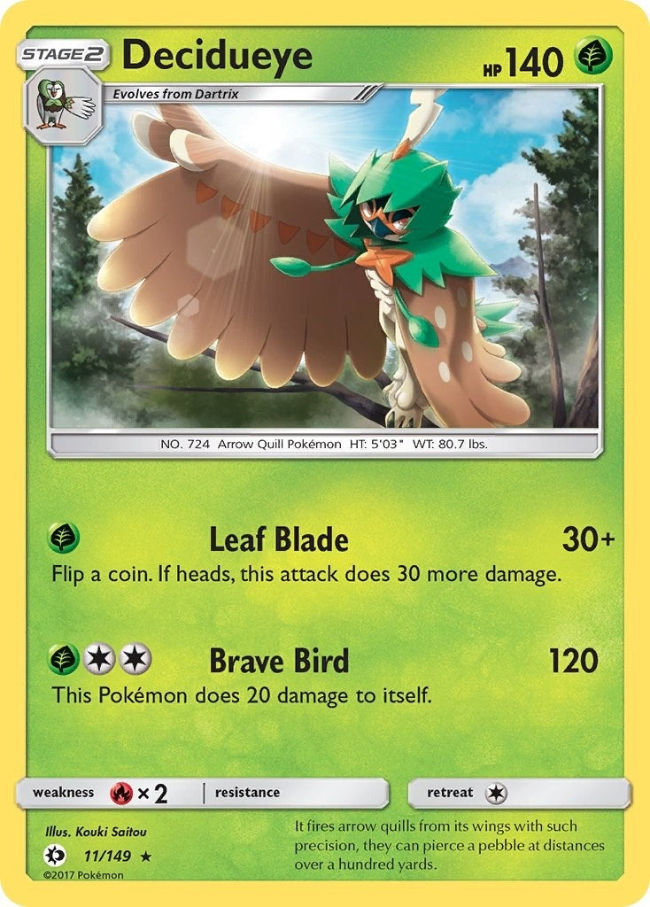 Decidueye (11/149) (SM Base Set)