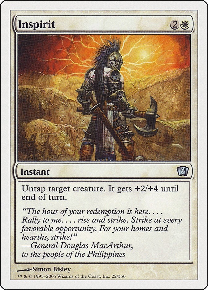 Image for Inspirit (22) (9th Edition) - Magic: The Gathering