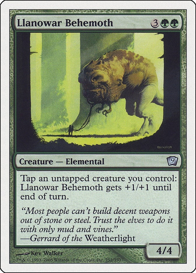 Image for Llanowar Behemoth (252) (9th Edition) - Magic: The Gathering