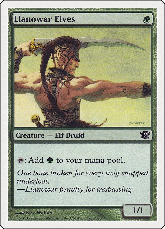 Image for Llanowar Elves (253) (9th Edition) - Magic: The Gathering