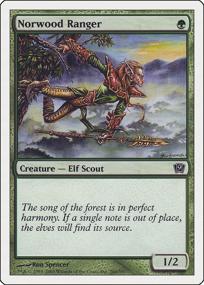 Image for Norwood Ranger (260) (9th Edition) - Magic: The Gathering