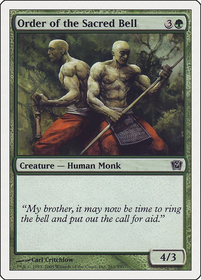 Image for Order of the Sacred Bell (261) (9th Edition) - Magic: The Gathering