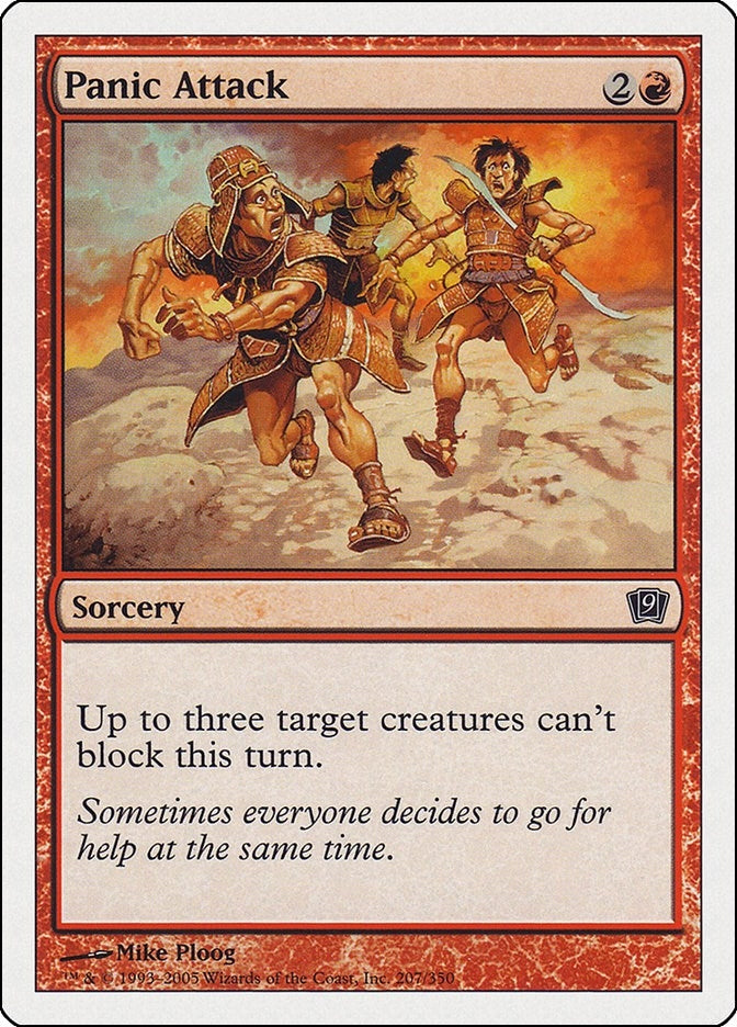 Image for Panic Attack (207) (9th Edition) - Magic: The Gathering