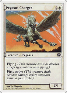 Image for Pegasus Charger (34) (9th Edition) - Magic: The Gathering