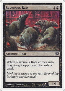 Image for Ravenous Rats (157) (9th Edition) - Magic: The Gathering