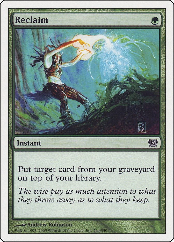 Image for Reclaim (264) (9th Edition) - Magic: The Gathering