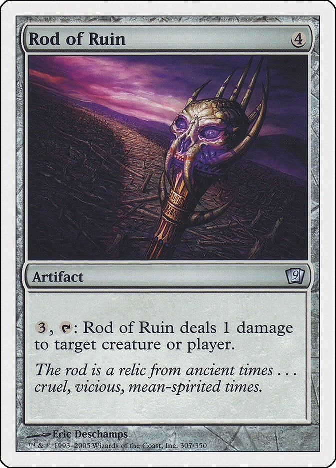 Image for Rod of Ruin (307) (9th Edition) - Magic: The Gathering