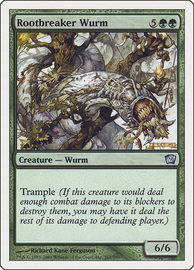 Image for Rootbreaker Wurm (267) (9th Edition) - Magic: The Gathering