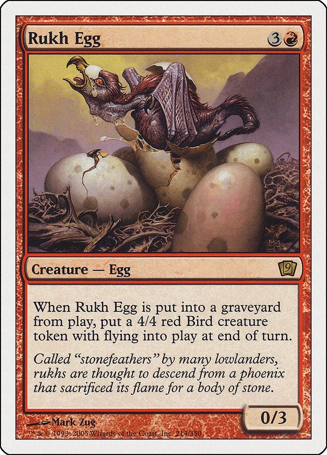 Image for Rukh Egg (214) (9th Edition) - Magic: The Gathering