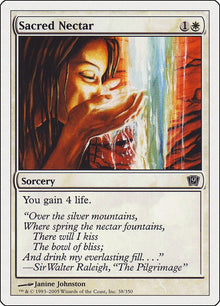 Image for Sacred Nectar (38) (9th Edition) - Magic: The Gathering