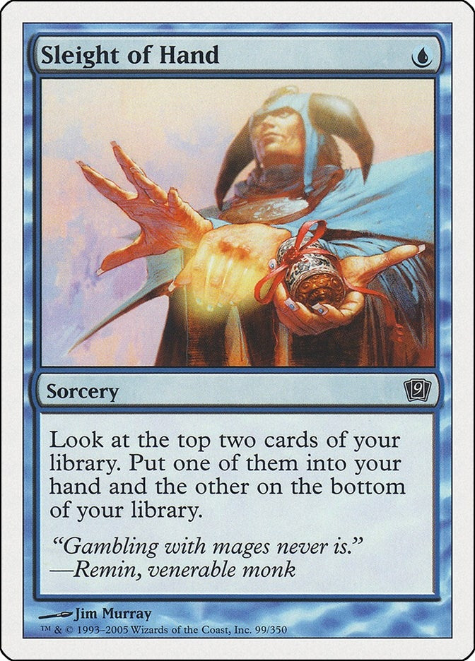 Image for Sleight of Hand (99) (9th Edition) - Magic: The Gathering