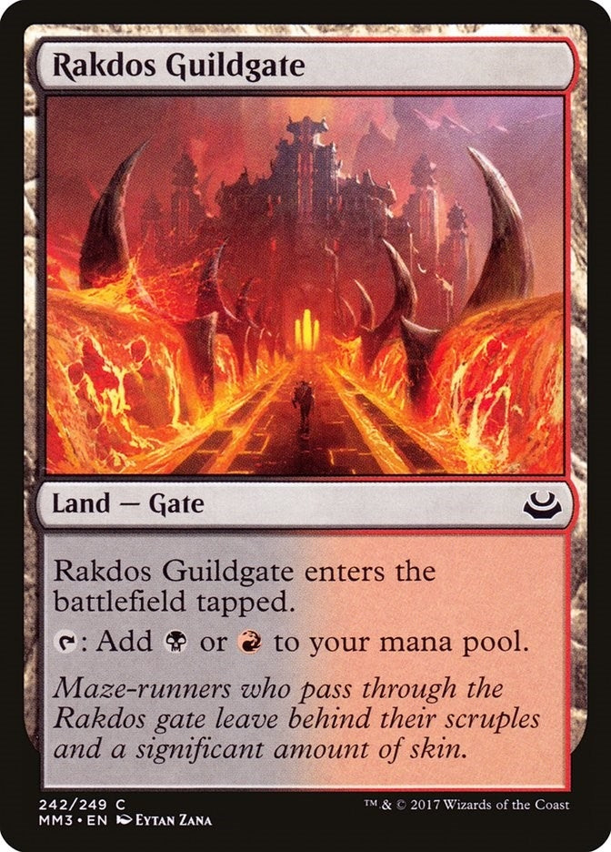 Image for Rakdos Guildgate (242) (Modern Masters 2017) - Magic: The Gathering