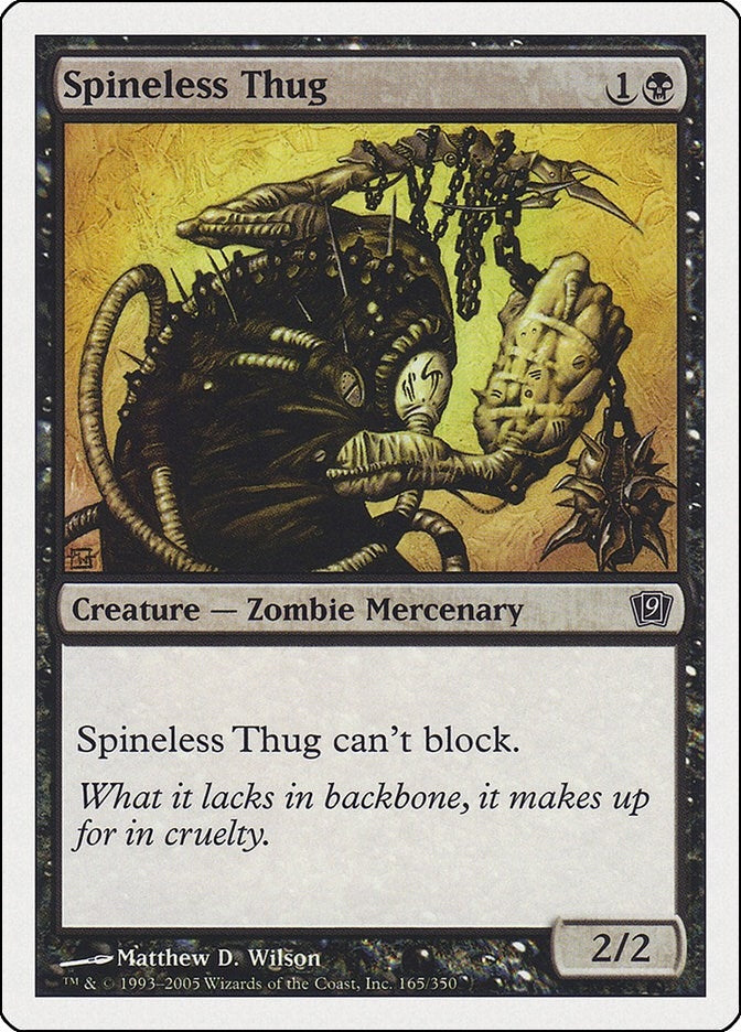 Image for Spineless Thug (165) (9th Edition) - Magic: The Gathering