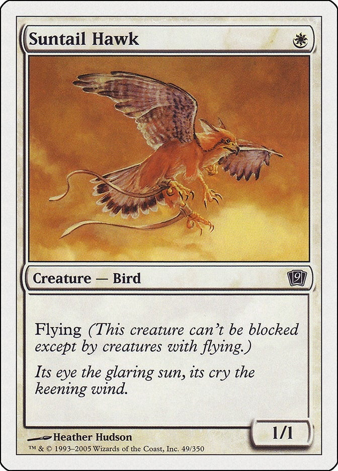 Image for Suntail Hawk (49) (9th Edition) - Magic: The Gathering