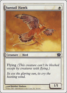 Image for Suntail Hawk (49) (9th Edition) - Magic: The Gathering