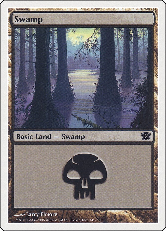 Image for Swamp (342) (342) (9th Edition) - Magic: The Gathering
