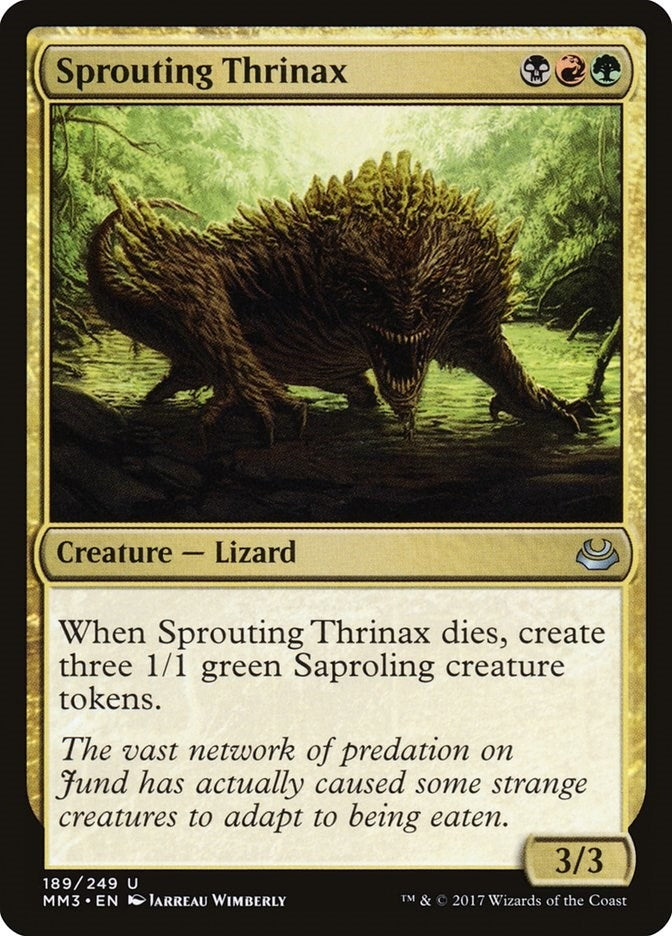 Image for Sprouting Thrinax (189) (Modern Masters 2017) - Magic: The Gathering