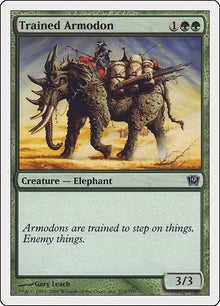 Image for Trained Armodon (274) (9th Edition) - Magic: The Gathering