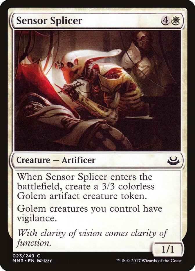 Image for Sensor Splicer (23) (Modern Masters 2017) - Magic: The Gathering