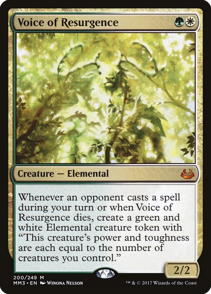 Image for Voice of Resurgence (200) (Modern Masters 2017) - Magic: The Gathering