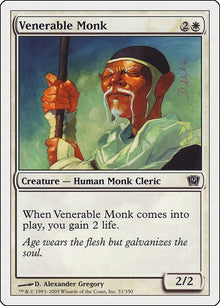 Image for Venerable Monk (51) (9th Edition) - Magic: The Gathering